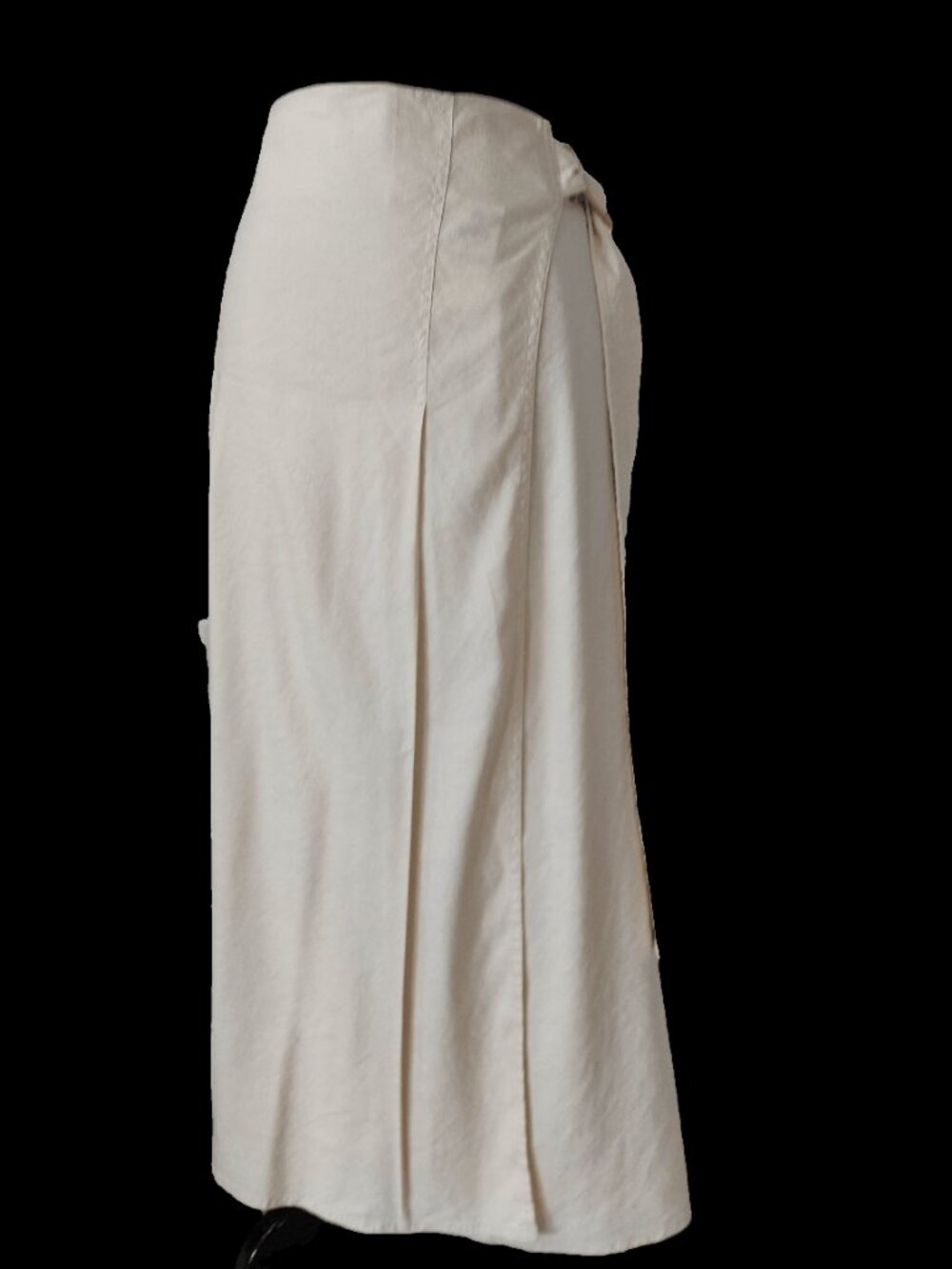 INC International Concepts Maxi Wraparound Skirt SZ XL Linen/Rayon/Spandex - Picture 3 of 10
